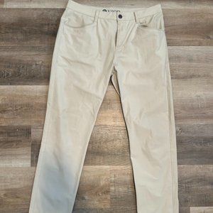 Mens Vuori Meta Pant Khaki Color (33x34)